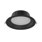 Noxion Downlight LED Hera Moyen Encastré Noir 9W 900lm 80D - 827-830-840 CCT | 146mm - Diamètre 120mm