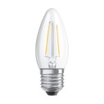 Ledvance Classic LED E27 Bougie Filament Claire 4.8W 470lm - 827 Blanc Très Chaud | Dimmable - Équivalent 40W