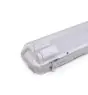 Noxion Réglette LED Étanche Boîtier Vide  Poseidon V2.0 incl. 2x Noxion Tube LED T8 Standard Output 22W 2x2300lm - 830 Blanc Chaud | 150cm