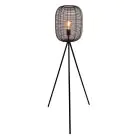 Eglo Vloerlamp Rinroe Staal Zwart | Geschikt voor E27